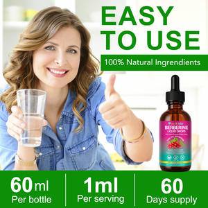 Acentiallabs 60ml Vegan Berberine sıvı damla bağışıklık sistemi sindirim sağlık şişe Ceylon için bitkisel özü takviyesi - Product Image 3