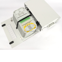 Harga Pabrik Panel Patch Frame Distribusi Optik 19 inci 4U 24 48 72 96 port inti Serat Optik Rak Mount ODF