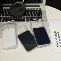 Coque de protection antichoc transparente couleur originale en PC pour iPhone 17 Pro, compatible également avec iPhone 17 et 16 Pro Max