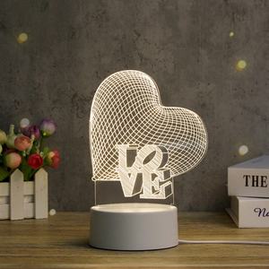 โคมไฟอะคริลิคแบบตั้งโต๊ะลายภาพสามมิติ LED แบบกำหนดเองได้  สำหรับตกแต่งบ้าน  ของขวัญคริสต์มาส  ไฟกลางคืนสำหรับเด็ก - Product Image 4