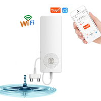 Tuya WiFi capteur de fuite d'eau intelligent alarme de fuite de liquide détecteur de niveau de débordement Protection contre les inondations Smart Life APP télécommande