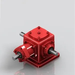 T Series T6 Thay Đổi Hướng Xoắn Ốc Geared Motor Nhỏ Góc Phải Xoắn Ốc Bevel Gear Chỉ Đạo Hộp Số