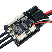 Pengontrol Kecepatan Elektrik Flipsky 12S 70A Mini Single FSESC6.7Pro dengan Heat Sink untuk Skuter Listrik/Sepeda Listrik/Robot