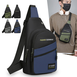 Fashion Xiuxianxilie Men's Chest Bag Oxford Cloth Multiple Pockets Outdoor Everyday Use - Product Image 3