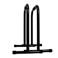 CooSport Station de Fitness Portable en Acier, Barre de Dip, Station de Musculation à Domicile, Hauteur Réglable, Capacité de Charge 127 kg/500 lb, Barres Parallèles