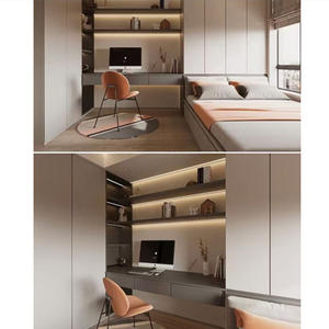 Fabricant chinois de lit Tatami au design personnalisé pour toute la maison Mobilier de chambre à coucher multifonctionnel - Product Image 3