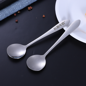 Muỗng cà phê, trà, tráng miệng bằng thép không gỉ, in logo theo yêu cầu, giá rẻ - Product Image 4