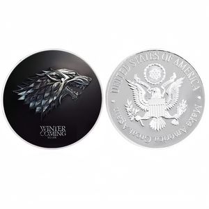 Une chanson de glace et de feu : Badge commémoratif et pièce de monnaie de collection Daenerys <span class=keywords><strong>Targaryen</strong></span> Or/Argent - Game of Thrones - Product Image 5