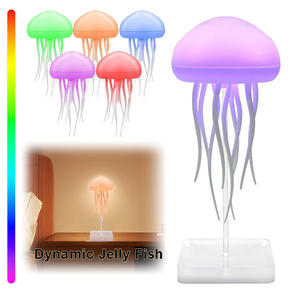 Novedad 2025 Lámpara de Medusas Flotante Luz Ambiental RGB Colorida Luz Nocturna de Medusa con Batería Incorporada - Product Image 2