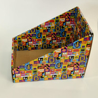 Carta Kraft personalizzata Pop-up Display scatola da tavolo in cartone da banco da esposizione scatola da esposizione da banco in cartone