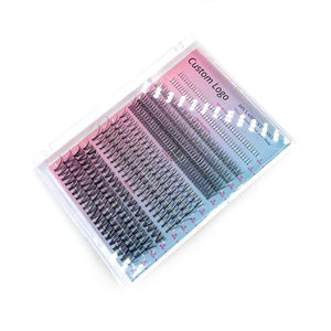 Cruelty Free Vegan Lash Clusters Venta al por mayor Private Label Cluster Lash Bandejas - Product Image 3