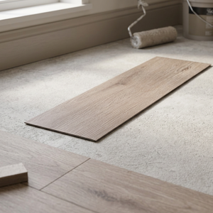 Suelo SPC LVP Impermeable con Aspecto de Madera, Losetas de Vinilo de Lujo con Sistema de Clic, Núcleo Rígido para Decoración de Interiores del Hogar - Product Image 1