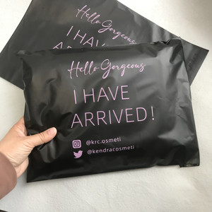 Bolsas de Envío de Plástico Blancas Personalizadas al por Mayor de China, Precio Bajo OEM para Zapatos y Calcetines, Reciclables, con Logotipo Personalizado, 19x27, Bolsas de Correo Mate - Product Image 2