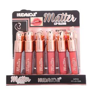 Ensemble de gloss à lèvres, maquillage personnalisé, rouge à lèvres liquide mat velours imperméable avec ingrédients chimiques, formule hydratante - Product Image 2