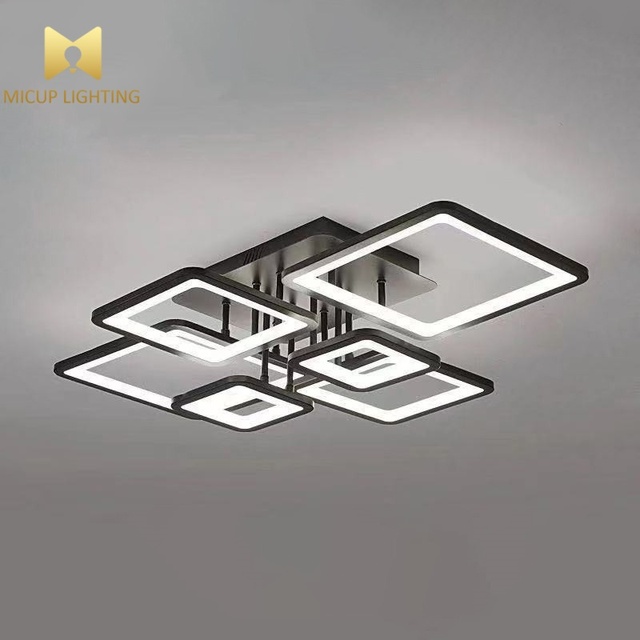 Dropshipping Acrylic Ceiling Light with Geometric Blocks Modern and Minimalist Suitable for Home Living Room Dining Room Bedroom