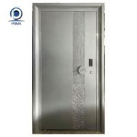 Puerta Interior Económica de Acero Inoxidable, Estilo Contemporáneo, Resistente al Agua, para Apartamentos, Centros Comerciales y Casas de Campo - Compra al por Mayor