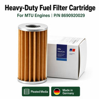 Élément filtrant 8690920029, type cartouche MTU, filtre pour moteur diesel 6230153171 pour générateur série 2000 4000, marine
