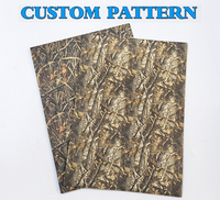 Rouleau de feuille de mousse de néoprène thermique imperméable extensible personnalisée motif de sublimation tissu de néoprène de camouflage pour les vêtements de chasse au canard