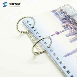 EWANG Wholesale Length 55mm Round Shape Nickel Metal Loose Leaf Binder Clip - Product Image 5