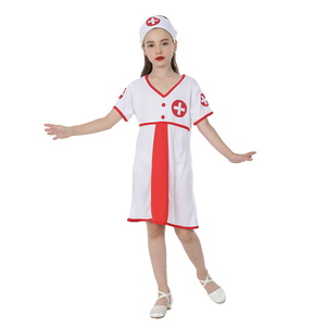 Costume de jeu de rôle professionnel pour enfants activité sur le thème de l'école petite <span class=keywords><strong>infirmière</strong></span> Costume Halloween fête scène Performance Costume - Product Image 6