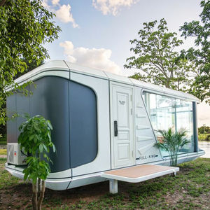 كبسولة متنقلة من مادة الألومنيوم مقاومة للزلازل من الدرجة 8 ، منازل حاوية سريعة التجميع للسكن للاستخدام الفندقي - Product Image 2