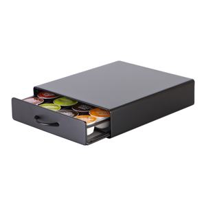 Capacité 20 dosettes en métal antirouille café <span class=keywords><strong>Capsule</strong></span> <span class=keywords><strong>tiroir</strong></span> support de stockage support d'affichage pour <span class=keywords><strong>Dolce</strong></span> <span class=keywords><strong>Gusto</strong></span> - Product Image 1
