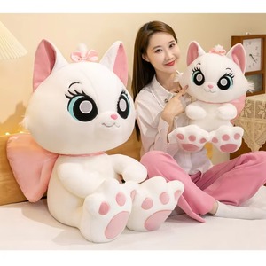Juguete de Peluche de Gato Mary, de Algodón Suave, Diseño de Dibujos Animados, Lindo Peluche para Niñas, Regalo para Niñas en Días Festivos, Gato Princesa Blanco - Product Image 3