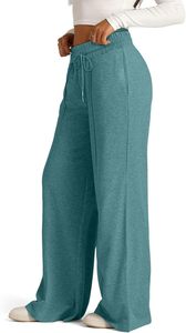 <span class=keywords><strong>Pantaloni</strong></span> Lunghi Casual da <span class=keywords><strong>Donna</strong></span> Yuanbofei, Gamba Larga Comoda, Vita Elastica, Fondo Dritto con Tasche, per Yoga, <span class=keywords><strong>Pantaloni</strong></span> <span class=keywords><strong>Jogger</strong></span> Confortevoli - Product Image 3