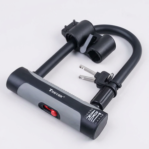 Support TONYON compatible avec les antivols en U haute sécurité pour motos et vélos ; Antivols en U résistants à la corrosion ; Antivols pour vélos - Product Image 3