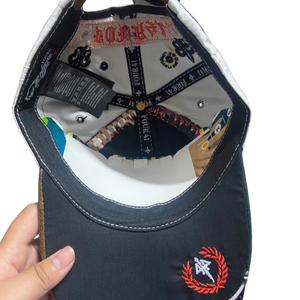 Gorra de Béisbol Dobby de 5 Paneles Unisex de Moda, Directo de Fábrica, con Remache de Letra, Estilo Deportivo Casual, Transpirable, Impermeable y Ajustable - Product Image 5