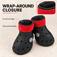 Chaussures pour chien EVA, bottes pour animaux de compagnie S M L, imperméables, perforées, respirantes, protection des pattes avec sangles réglables, vente en gros pour l'extérieur