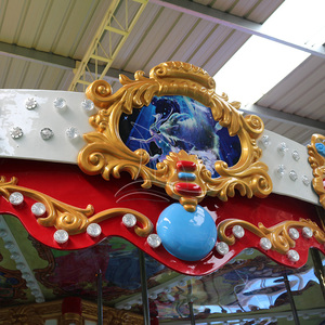 Atractivo juego para niños <span class=keywords><strong>Fairground</strong></span> Ride Merry Go Round Horse <span class=keywords><strong>Carousel</strong></span> equipo de parque de atracciones a la venta - Product Image 5
