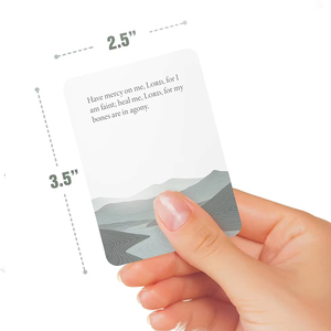 Échantillon Gratuit : <span class=keywords><strong>Cartes</strong></span> Flash <span class=keywords><strong>de</strong></span> Versets Bibliques Imprimées – <span class=keywords><strong>Jeu</strong></span> <span class=keywords><strong>de</strong></span> <span class=keywords><strong>Cartes</strong></span> Personnalisées « Les Paroles <span class=keywords><strong>de</strong></span> Dieu » pour Chrétiens - Product Image 2