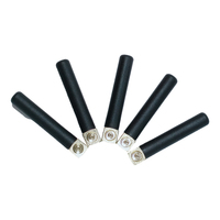 Antenne LoRa mini 868 MHz omnidirectionnelle compacte en caoutchouc avec connecteur MMCX à angle droit, antenne LoRa externe