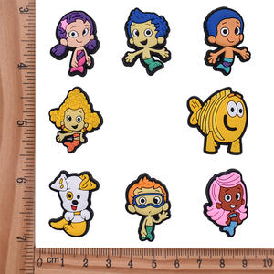 [BubbleGuppies] moda anime Bubble Guppies zapato decoración encanto moda dibujos animados linda chica burbuja pez guppies decoración zapato encanto - Product Image 6
