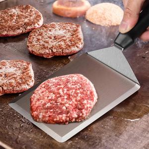 Kit di 3 Utensili <span class=keywords><strong>per</strong></span> <span class=keywords><strong>Hamburger</strong></span>: Pressa, Spargispezie e Spatola in Acciaio Inox <span class=keywords><strong>per</strong></span> BBQ e Griglia - Product Image 5