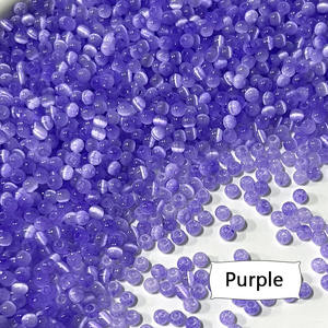 Cuentas de semillas de vidrio Premium de ojo de gato de 450g y 4mm para fabricación de joyas, artesanales DIY suministro de cuentas, cuentas espaciadoras sueltas para pulseras - Product Image 6