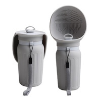 Gourde d'eau portable en silicone personnalisée pour animaux de compagnie – Bouteille de voyage, distributeur d'eau pour chien en déplacement, idéale pour les fêtes