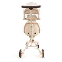 Poussette portative multifonctionnelle pour bébé Poussette pliable légère et résistante aux tremblements de terre Poussette bidirectionnelle pour les vacances des nouveau-nés
