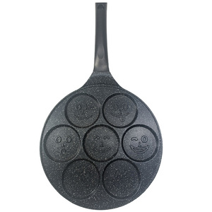 Productos DE <span class=keywords><strong>SALUD</strong></span> Sartén grande y segura para huevos de <span class=keywords><strong>aluminio</strong></span>, sartén antiadherente con 4 tazas de revestimiento de granito para el desayuno de la cocina del hogar - Product Image 5