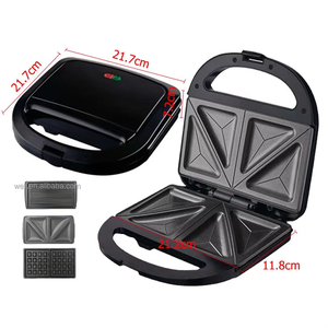 Electrodomésticos CE/CB de 750w, <span class=keywords><strong>Sandwichera</strong></span> Grande de 4 Lados, <span class=keywords><strong>Sandwichera</strong></span> 10 en 1, <span class=keywords><strong>Sandwichera</strong></span> <span class=keywords><strong>Grill</strong></span> Antiadherente Eléctrica - Product Image 3