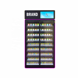 <b>Lockable</b> Snus Display <b>Cabinet</b> with LED Light and LCD Screen Custom Metal Nicotine Pouch Retail Showcase - Product Image 3