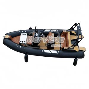 Bateau pneumatique semi-rigide <span class=keywords><strong>de</strong></span> pêche Orca Hypalon 580 <span class=keywords><strong>de</strong></span> 20 pieds en aluminium, best-seller, avec table à manger en ABS - Product Image 5