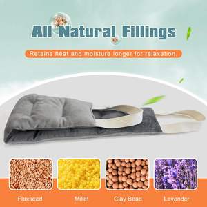 Bantal Pemanas Microwave untuk Bahu, Aromaterapi Lavender dan Peppermint yang Menenangkan, Bantal Spa Lembut dan Halus - Product Image 1