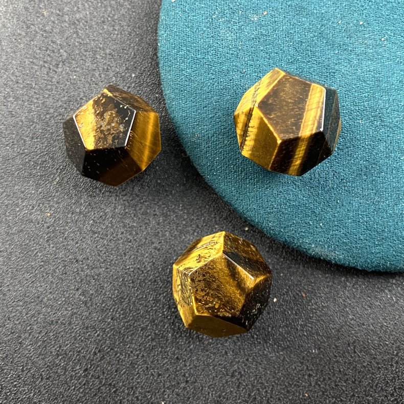 Kendin Yap Özel 19mm Casino 8mm Boş Değerli Taş Siyah 20 Kenarlı