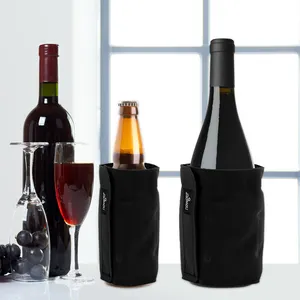 Instant Cooling Wine Cooler Sleeve hält das Getränk kalt und kühlt Champagner wein