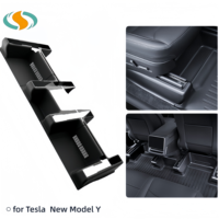 Pour Tesla Nouveau Modèle Y – Garniture de base de siège anti-pédalier avec garde-corps