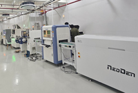 Machine de soudage à refusion automatique de circuits imprimés sans plomb Eco-friendly NeoDen IN12C à contrôle de température de précision et à convection d'air chaud