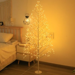<span class=keywords><strong>Arbre</strong></span> de <span class=keywords><strong>bouleau</strong></span> <span class=keywords><strong>lumineux</strong></span> avec lumières <span class=keywords><strong>LED</strong></span> dorées chaudes pour la décoration de Noël en extérieur - Product Image 2