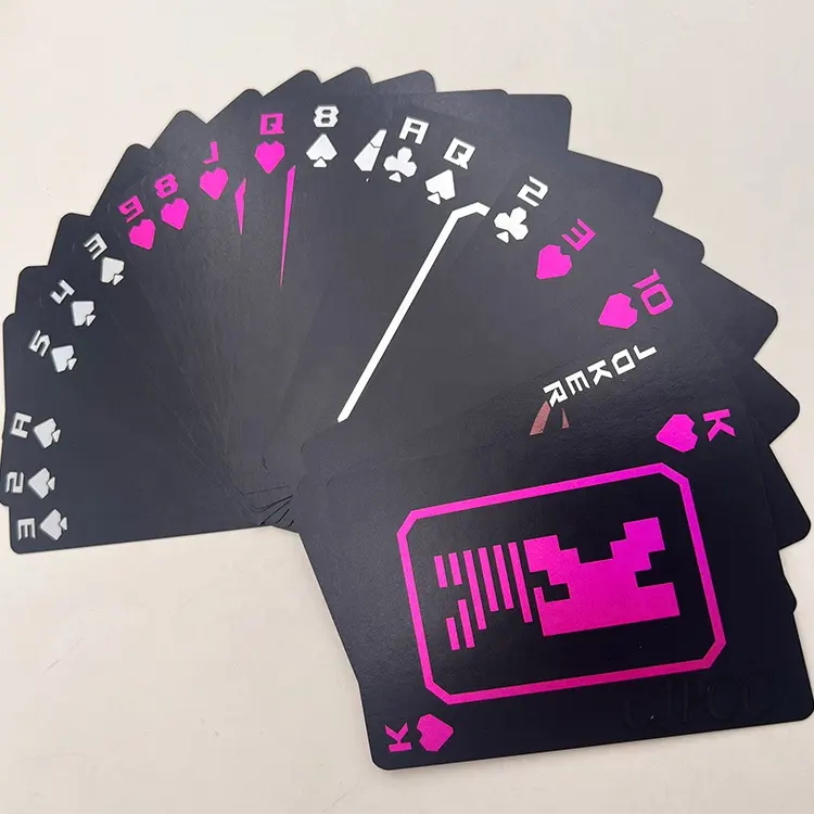 Custom Art Playing Cards Anime Poker Cards Holographic Playing Cards Custom Logo